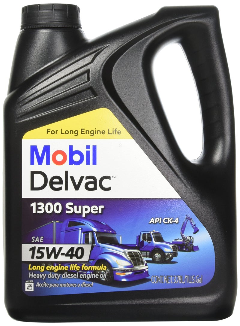 Mobil 1 112786 15W40 Delvac 1300 Super Motor Oil  1 Gallon